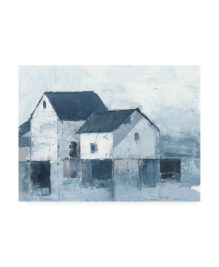 Trademark Global Ethan Harper Indigo Barns I Canvas Art - 20" x 25"