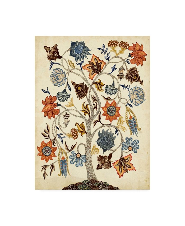 Trademark Global Naomi Mccavitt Vintage Tree of Life Canvas Art - 37" x 49"