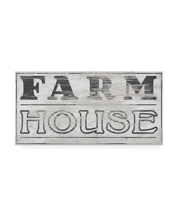 Trademark Global June Erica Vess Vintage Farmhouse Sign I Canvas Art - 20" x 25"