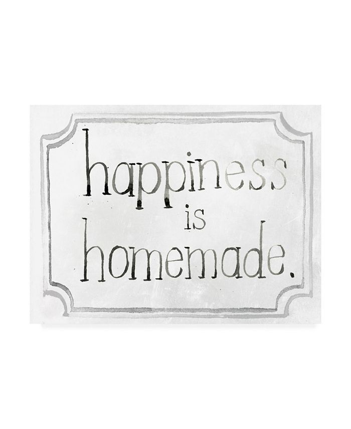 Trademark Global Jennifer Paxton Parker Homemade Happy I Canvas Art - 37" x 49"