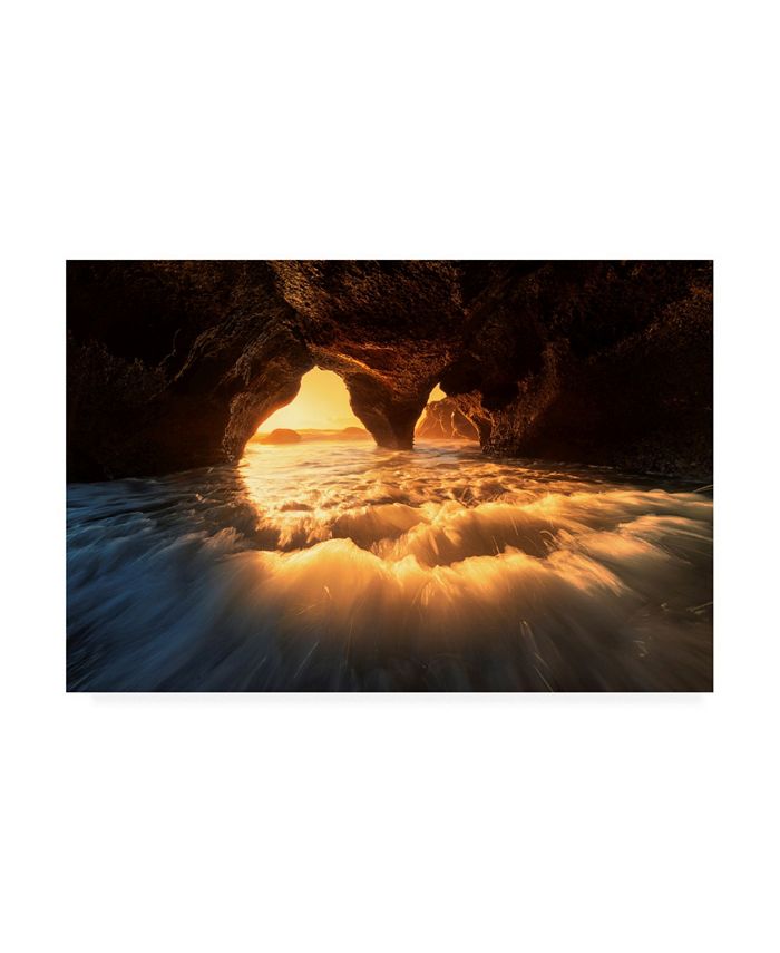 Trademark Global Jingshu Zhu The Secret Sea Cave Canvas Art - 15" x 20"