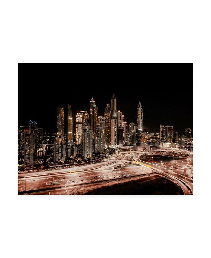 Trademark Global Carmine Chiriaco From Above Emirates Canvas Art - 37" x 49"