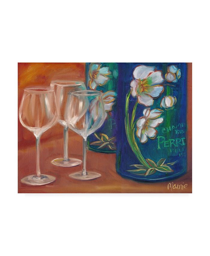 Trademark Global Marnie Bourque Trio Glasses Canvas Art - 15" x 20"