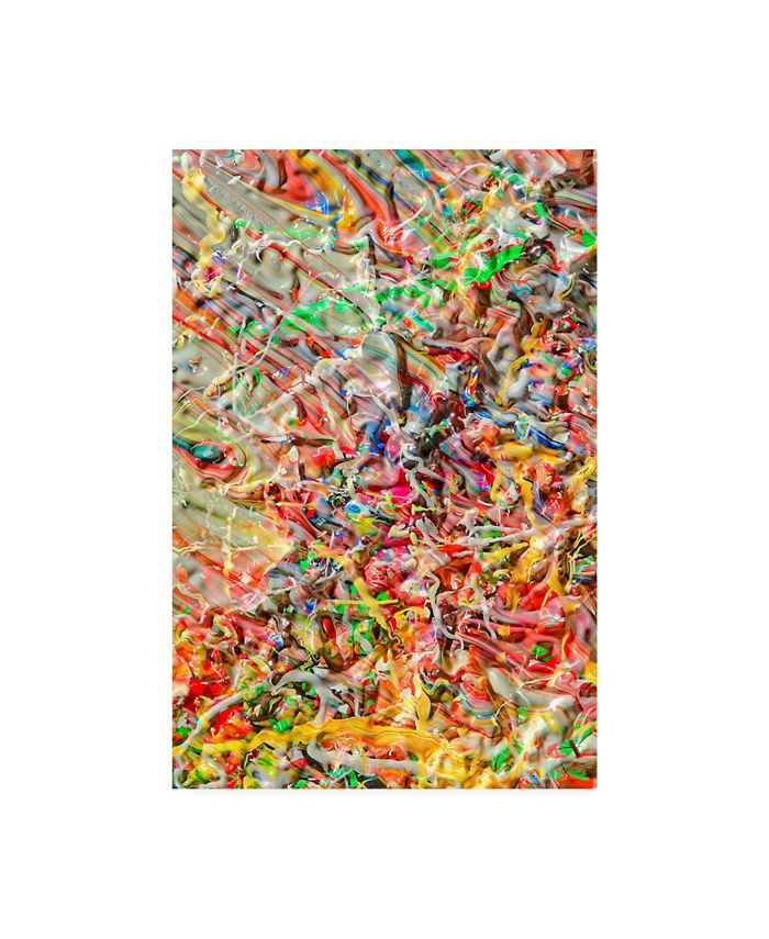 Trademark Global Mark Lovejoy Abstract Splatters Lovejoy 8 Canvas Art - 37" x 49"