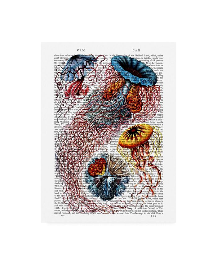 Trademark Global Fab Funky Sea Anemone Canvas Art - 19.5" x 26"