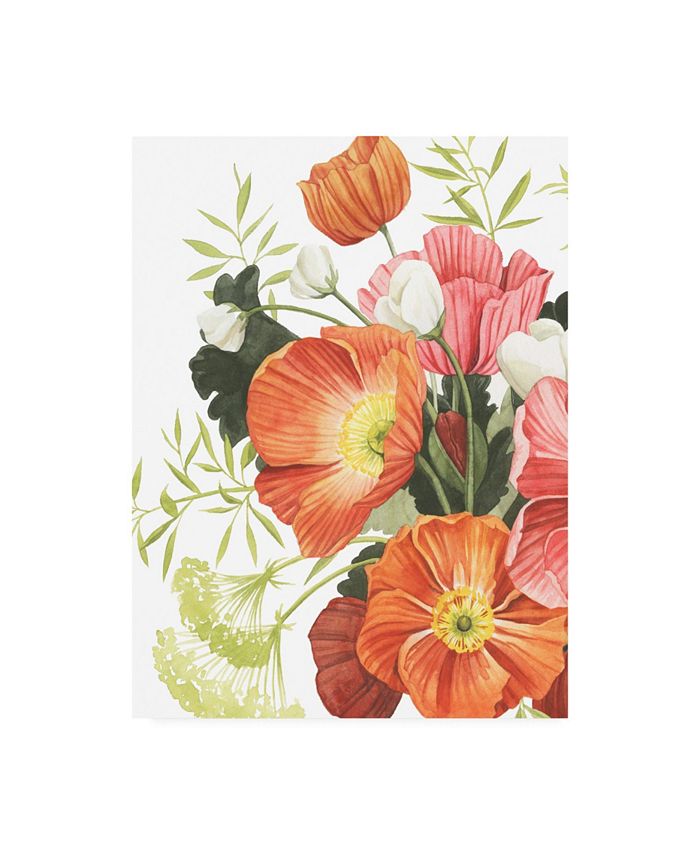 Trademark Global Grace Popp Floral Canvas Art - 27" x 33.5"