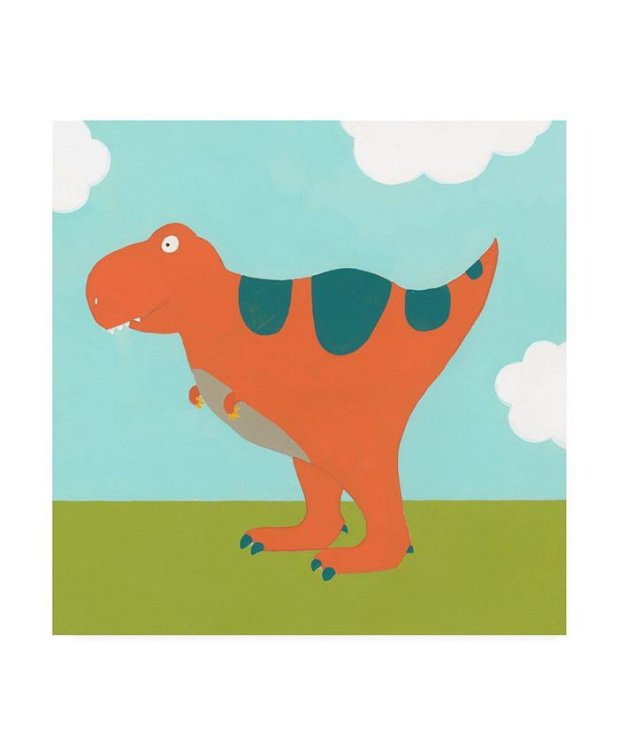 Trademark Global June Erica Vess Playtime Dino I Canvas Art - 36.5" x 48"
