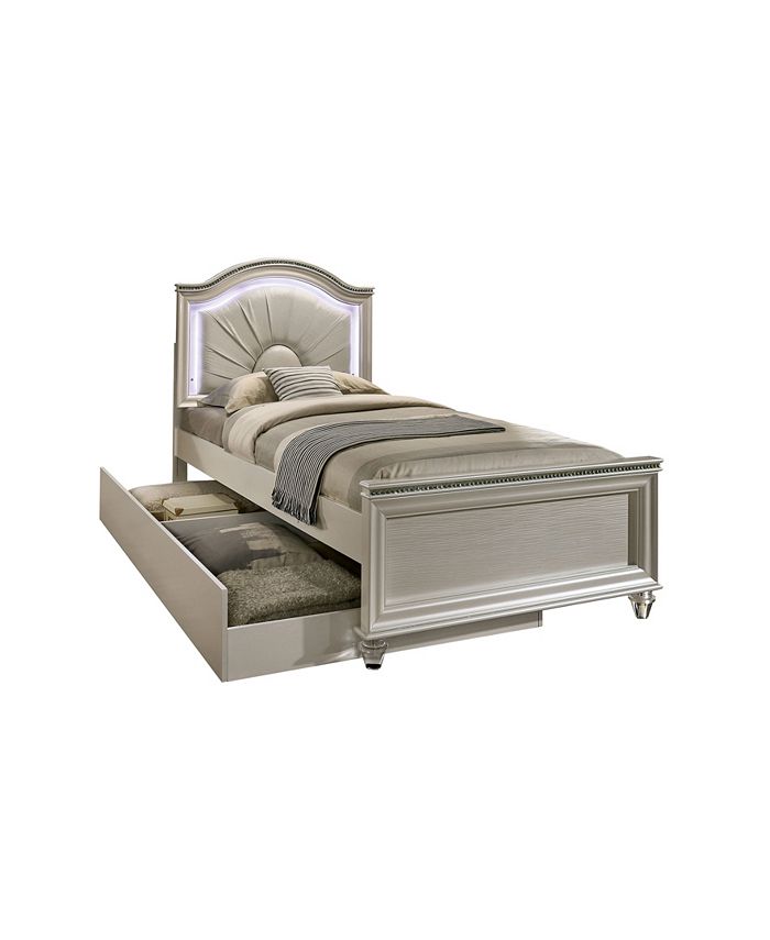 Furniture of America Brandan Pearl Twin Panel Bed