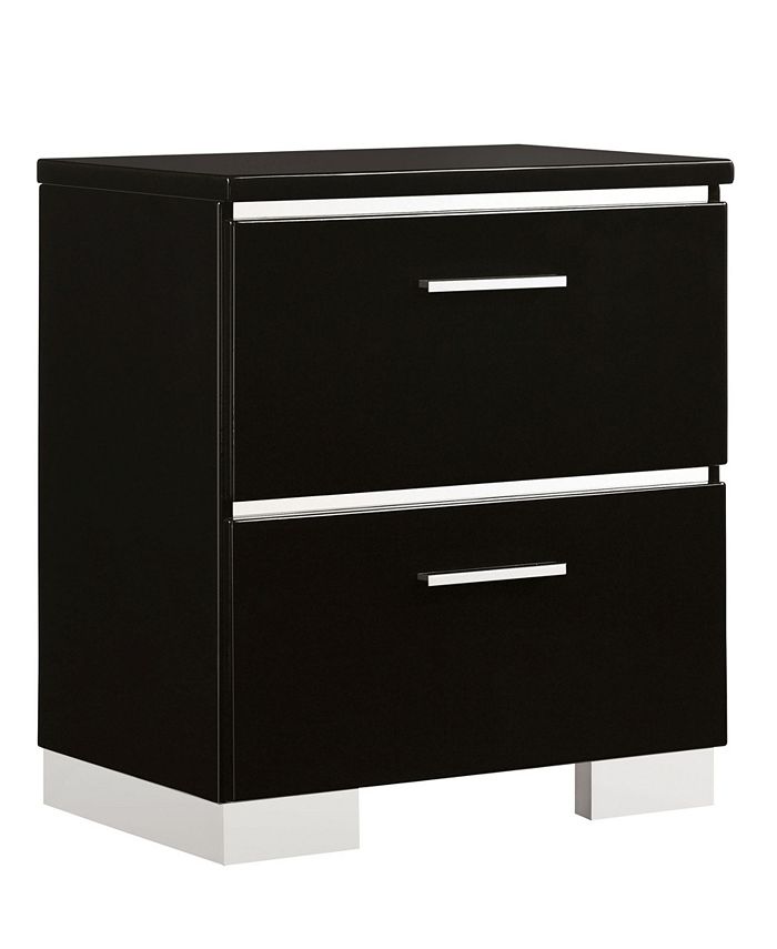 Furniture of America Shorehaven 2-Drawer Nightstand