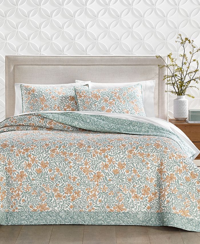 Charter Club Larkspur Reversible Quilt, Twin