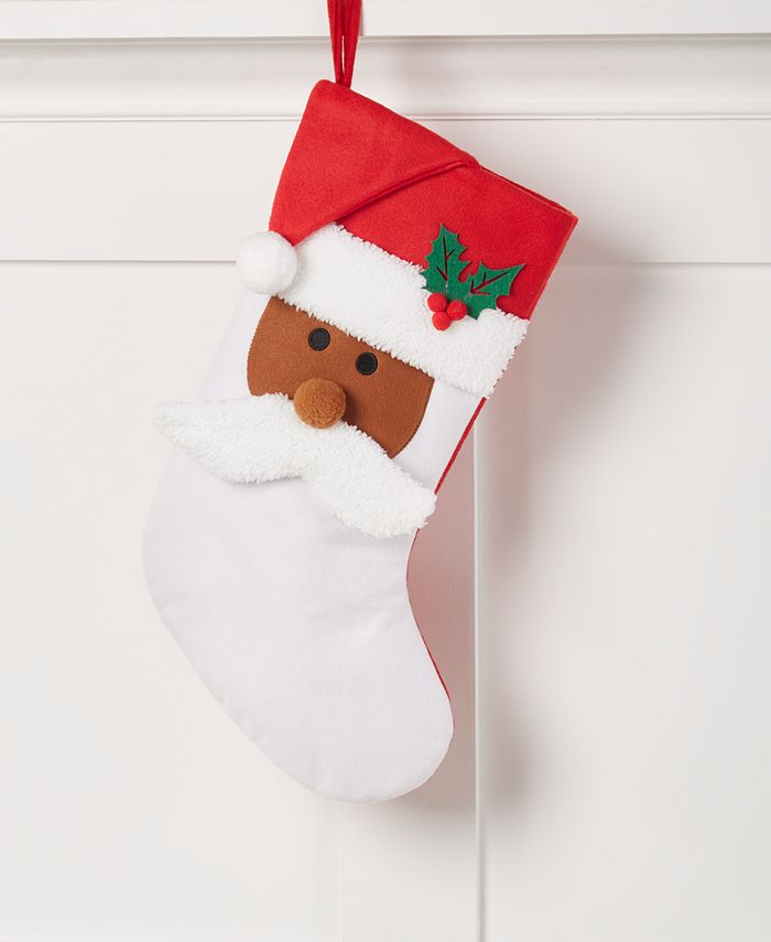 Holiday Lane Santa Stocking