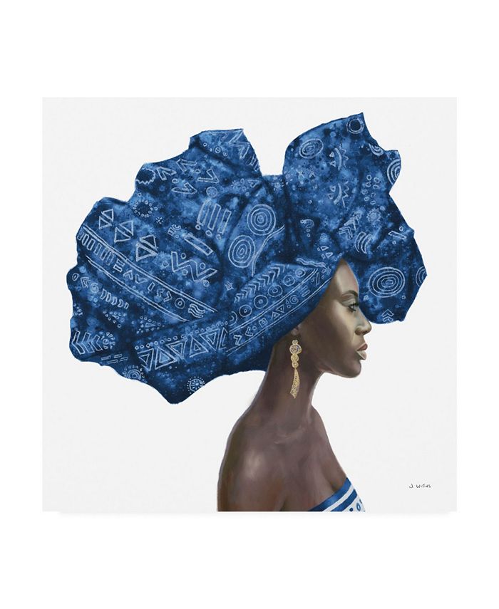 Trademark Global James Wiens Pure Style II Blue Canvas Art - 36.5" x 48"