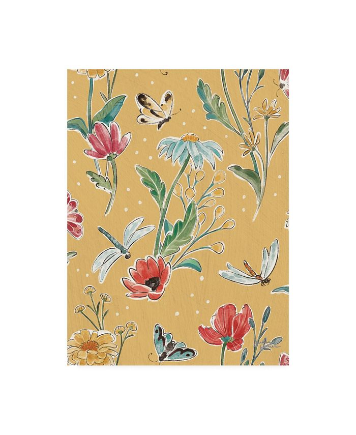 Trademark Global Janelle Penner Boho Field Pattern VB Canvas Art - 15.5" x 21"