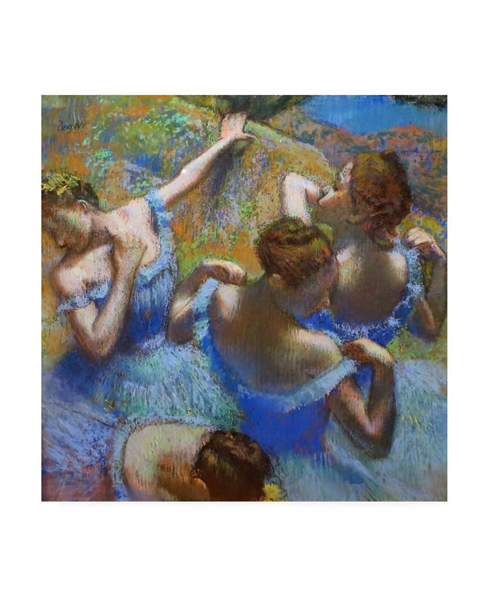 Trademark Global Edgar Degas Ballerine dietro le quinte Canvas Art - 15.5" x 21"