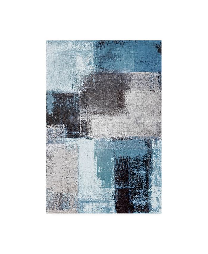 Trademark Global Incado Abstract Blue III Canvas Art - 27" x 33.5"