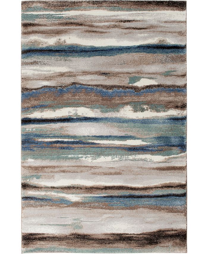 KM Home Leisure Bay Dusk 2'3" x 7'7" Runner Area Rug