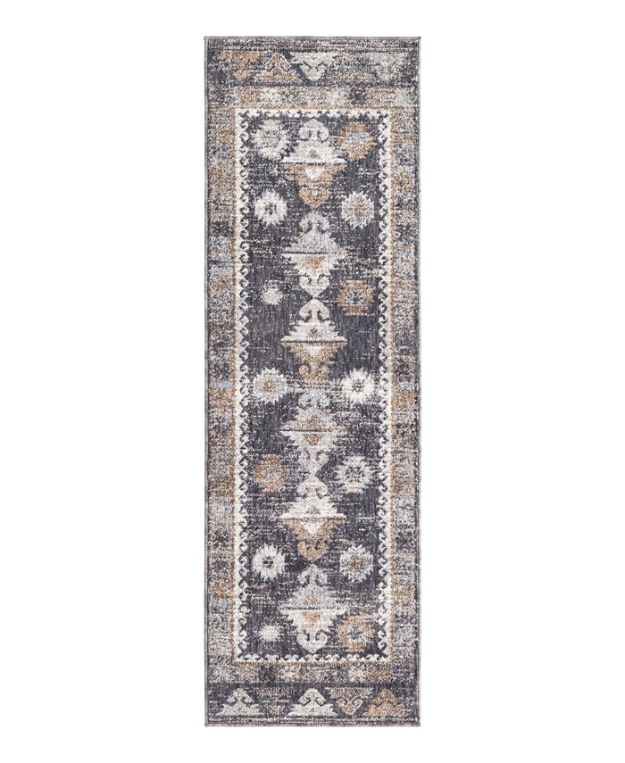 Bayshore Home Adobe ADO01 2' x 6' Runner Area Rug