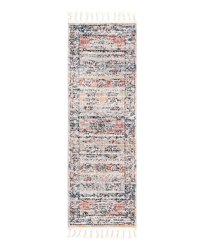 Bayshore Home Porthos POR04 2' x 6' Runner Area Rug