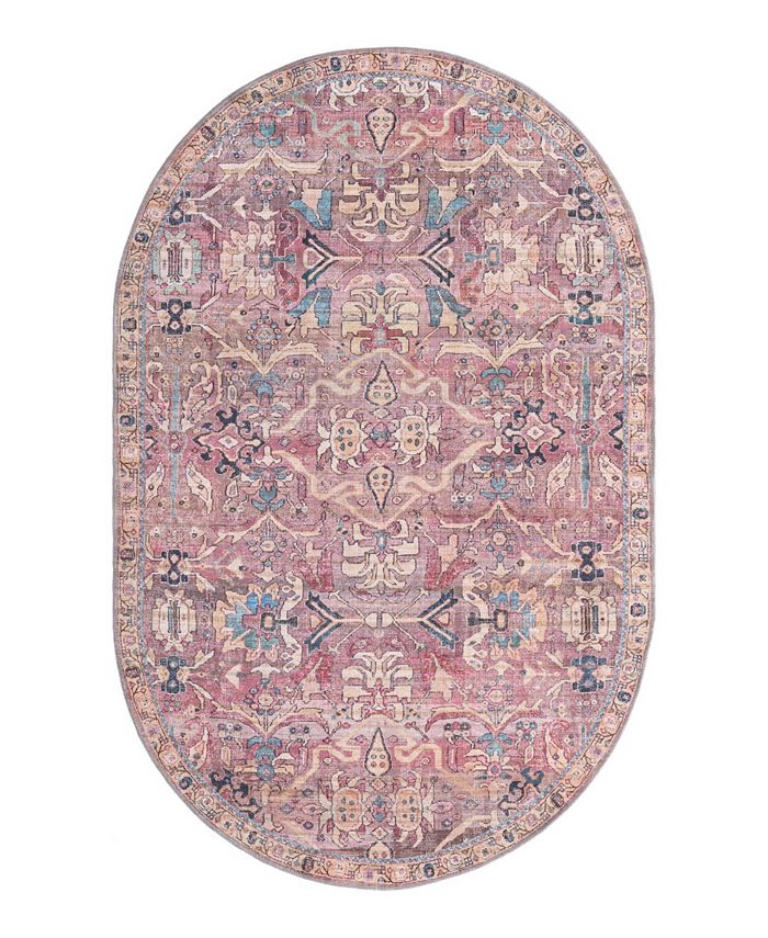 Bayshore Home Washable Affection AFF04 7'3" x 10' Area Rug