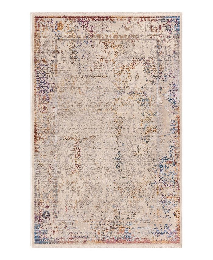 Bayshore Home High-Low Pile Iyer IYE10 3'3" x 5' Area Rug