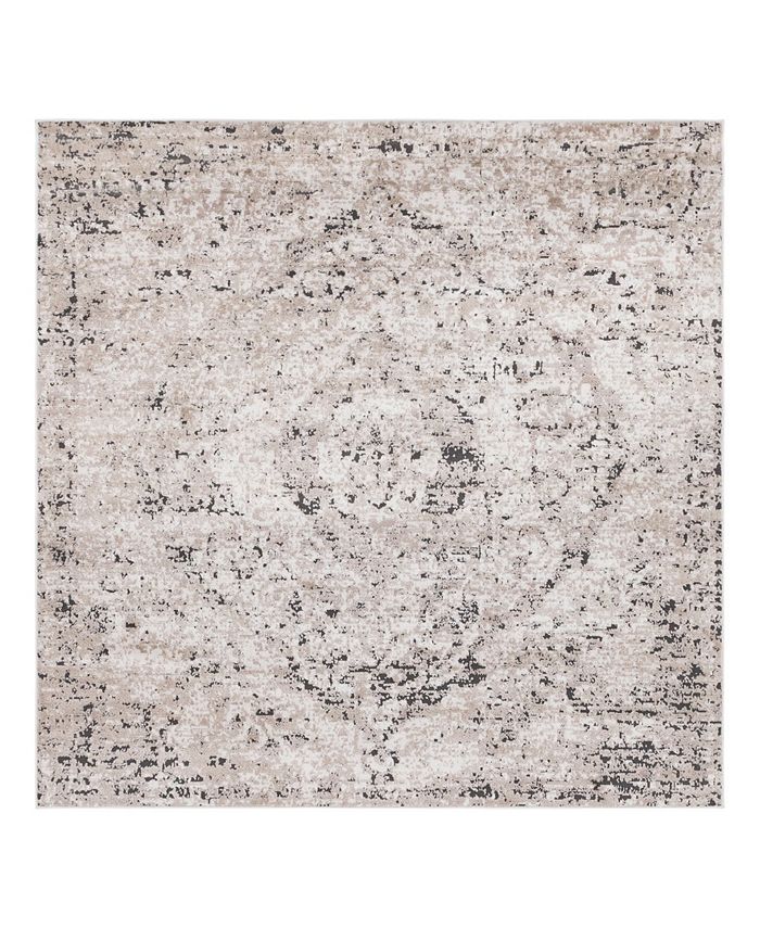 Bayshore Home Wheeler WLR-05 5'3" x 5'3" Square Area Rug