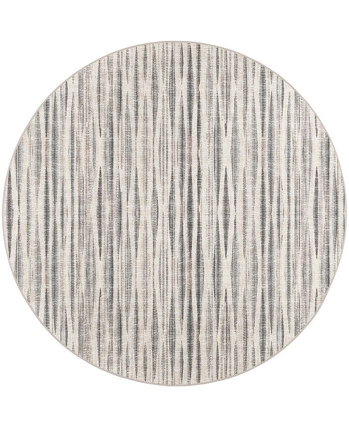 D Style Sutter STT-1 4' x 4' Round Area Rug