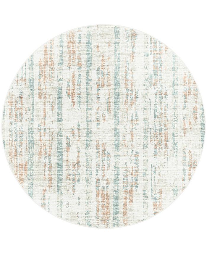 D Style Briggs BRG-6 4' x 4' Round Area Rug