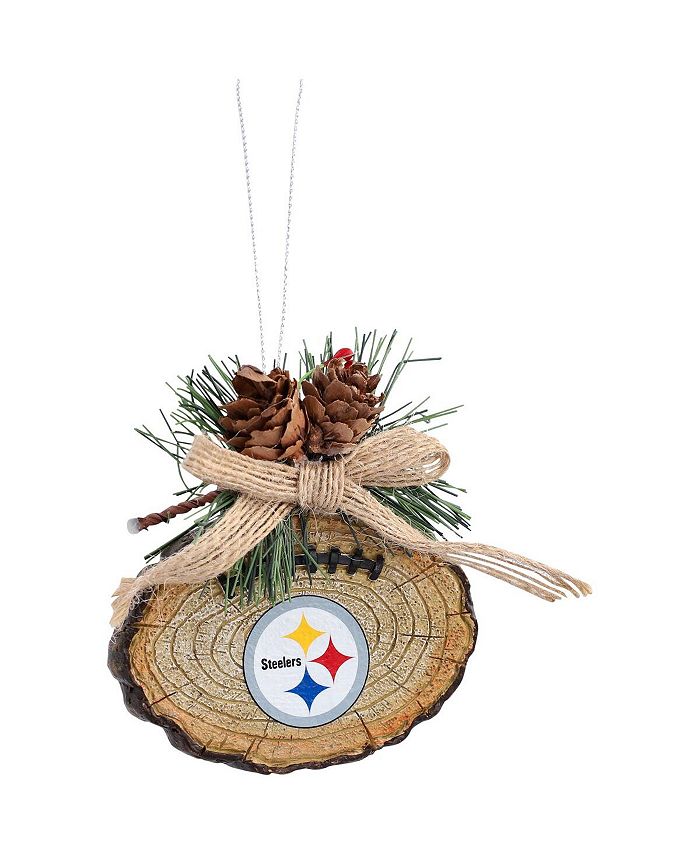 FOCO Pittsburgh Steelers Ball Stump Ornament