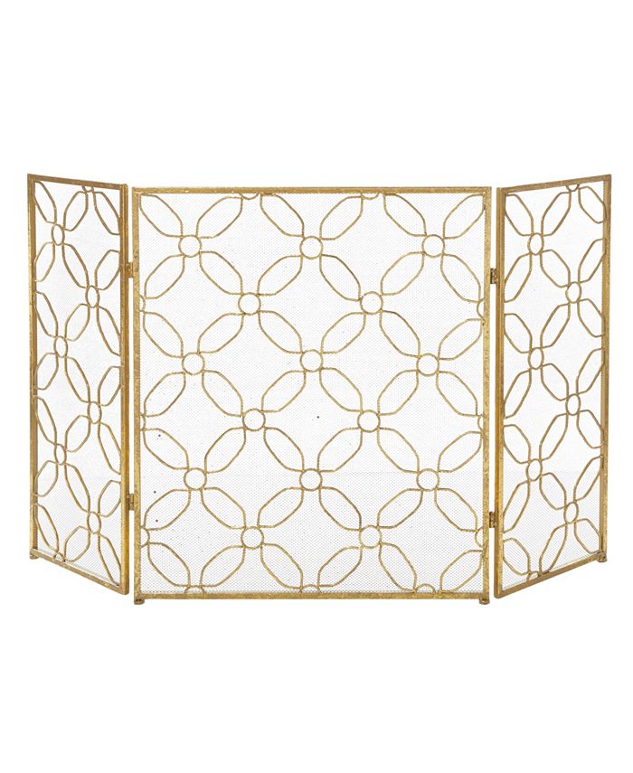 Rosemary Lane Contemporary Fireplace Screen