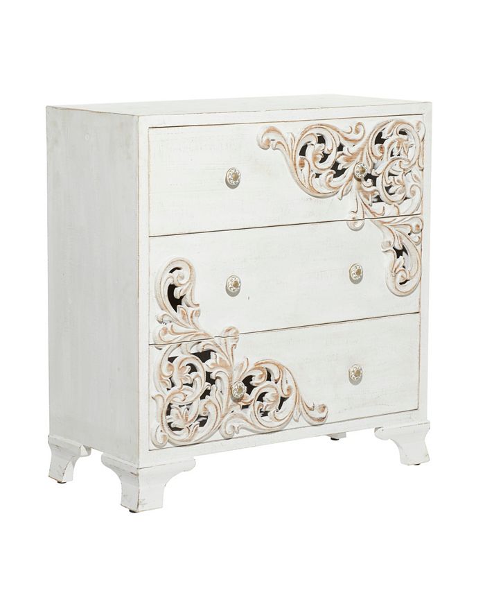 Rosemary Lane Wood Farmhouse Chest