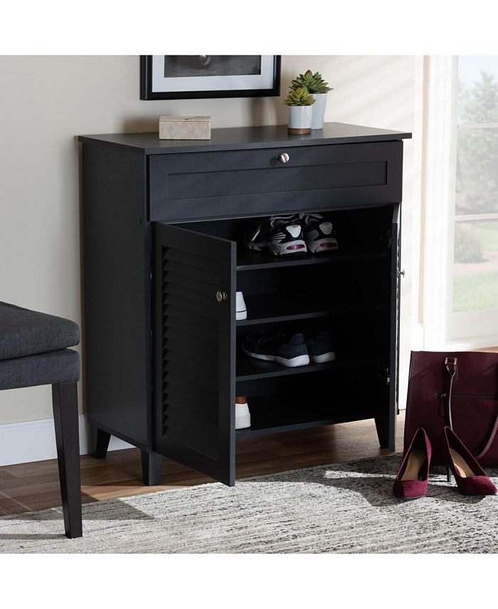 Furniture Coolidge 4-Shelf Cabinet w/ Drawers
