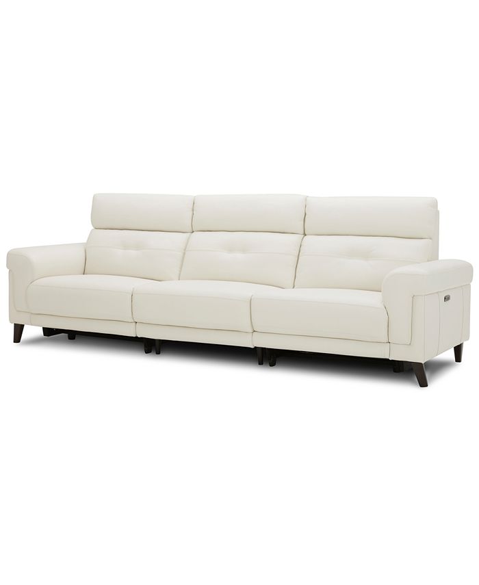 Furniture CLOSEOUT! Jazlo 3-Pc. Leather Sectional with 2 Power Recliners