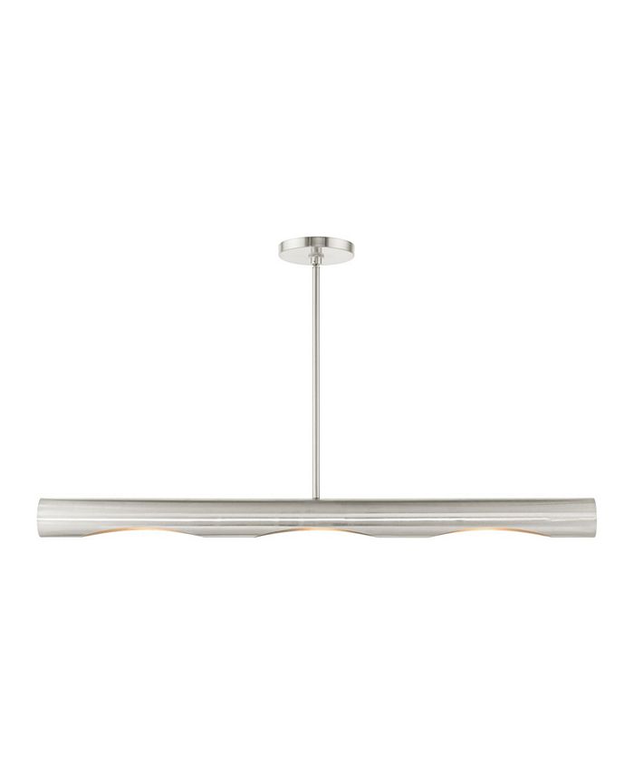 Livex Novato 3 Lights Linear Chandelier