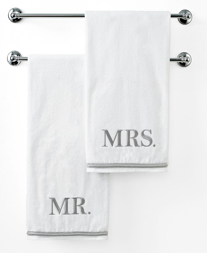 Avanti Bath Towels, Mr. or  Mrs. 27" x 50" Bath Towel