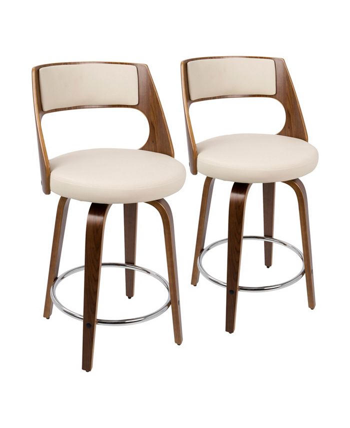 Lumisource Cecina 24" Counter Stool, Set of 2