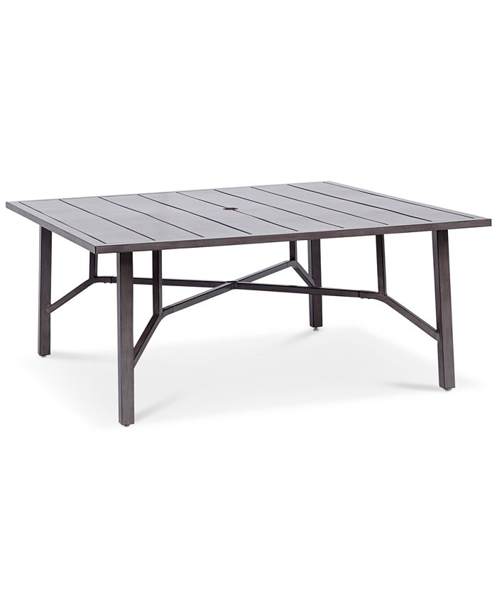 Agio Wayland Aluminum 64" Square Outdoor Dining Table