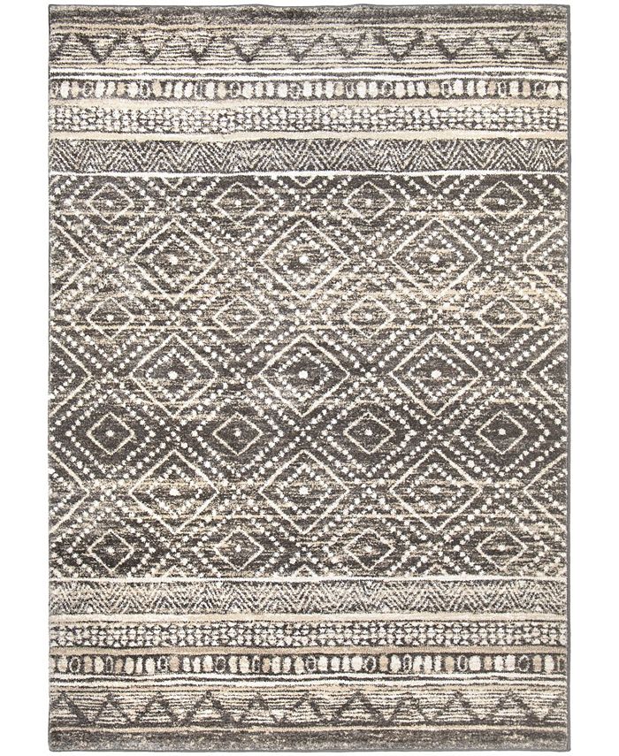 Orian Rugs Orian Adagio Coastal Pier Silver Tone 6'5" x 9'6" Area Rug