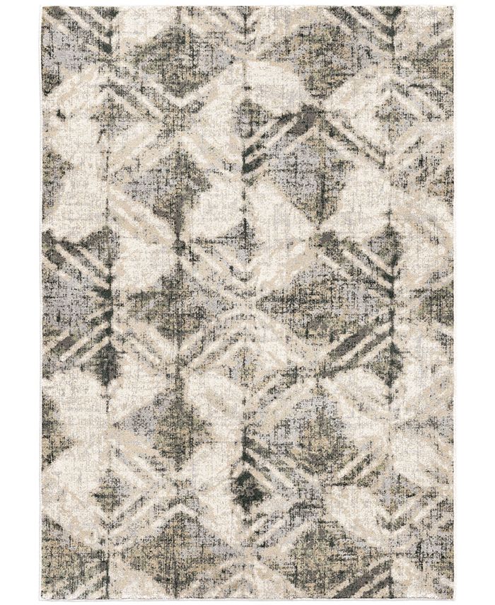 Orian Rugs Orian Riverstone Maverick Cloud Gray 7'10" x 10'10" Area Rug