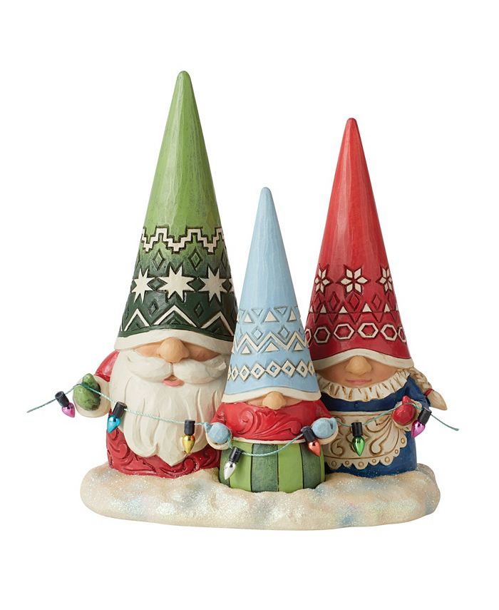 Jim Shore Christmas Gnome Family Figurine