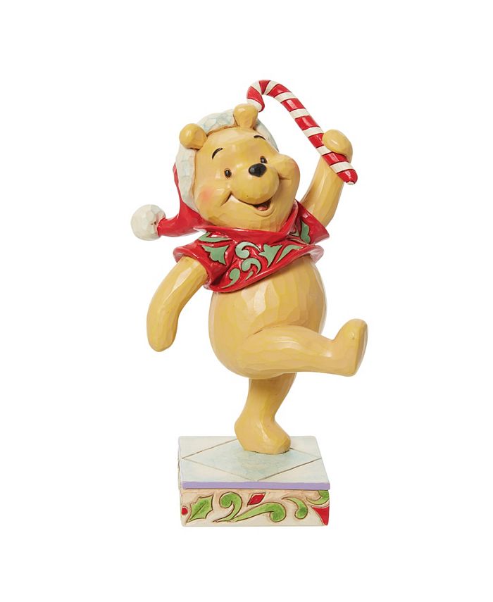 Jim Shore Pooh Christmas Candycane