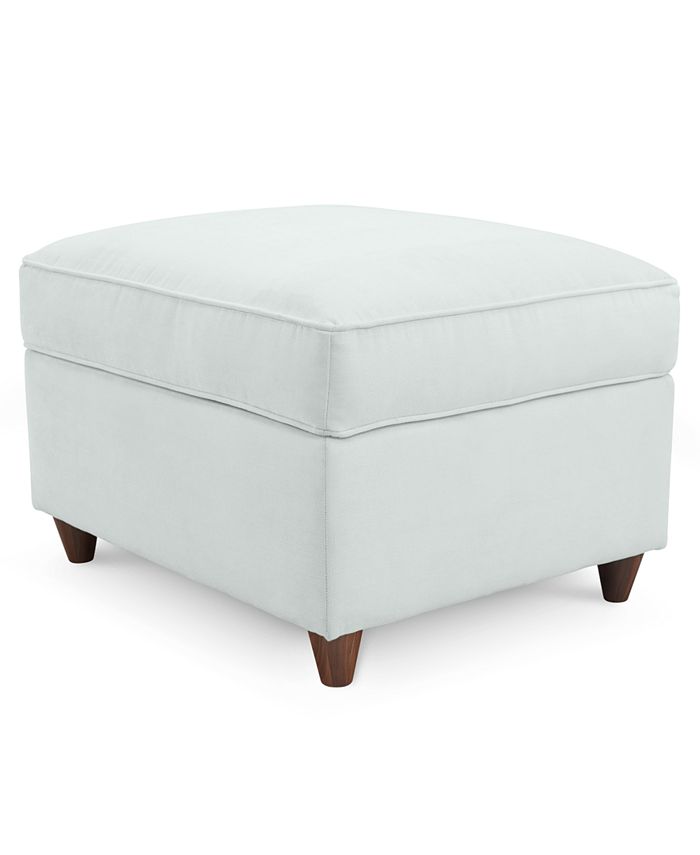 Furniture Lidia Fabric Ottoman, Created for Macy's