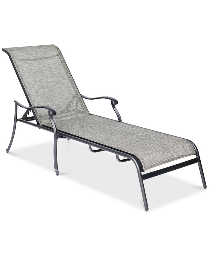 Agio Vintage II Outdoor Sling Chaise Lounge