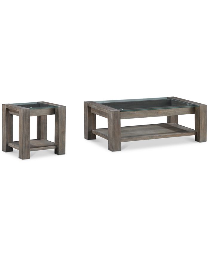 Furniture CLOSEOUT! Sava Table Furniture, 2-Pc. Set (Coffee Table & End Table)