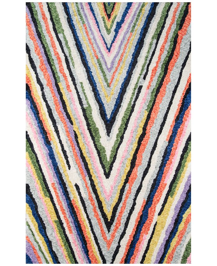 Novogratz Collection Novogratz by Momeni Bungalow BUN04 Multi 2' 3" x 8' Runner Area Rug