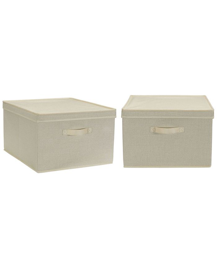 Household Essentials Household Essential Jumbo Fabric Storage Bins 2 Pack