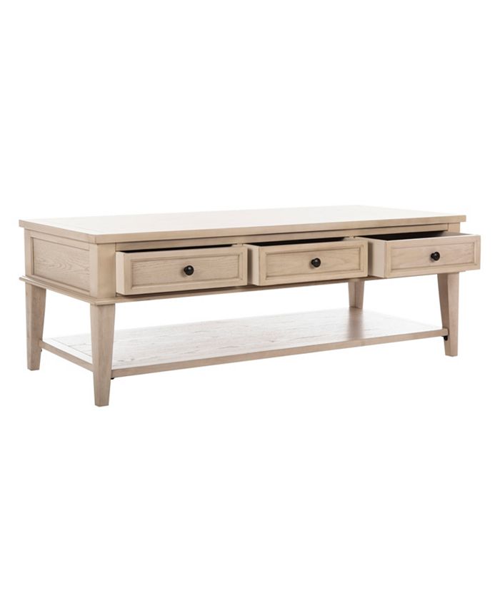 Safavieh Manelin Coffee Table With Storage Drawers