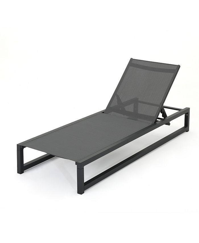 Noble House Modesta Outdoor Chaise Lounge