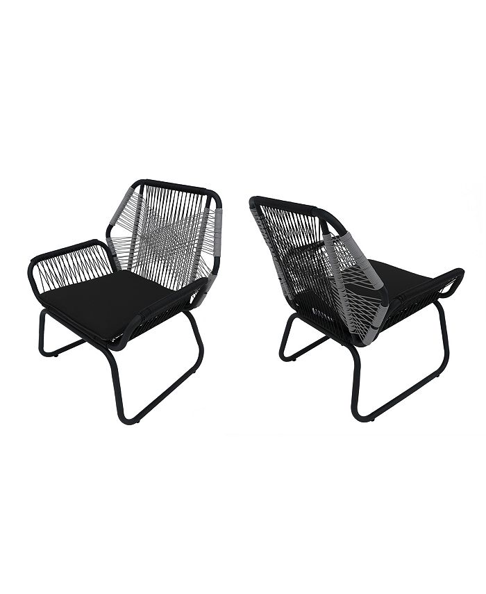 Noble House Milan Outdoor Club Chair (Set of 2)