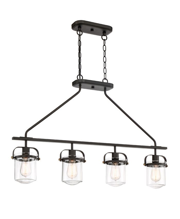 Designers Fountain Jaxon 4 Light Linear Chandelier