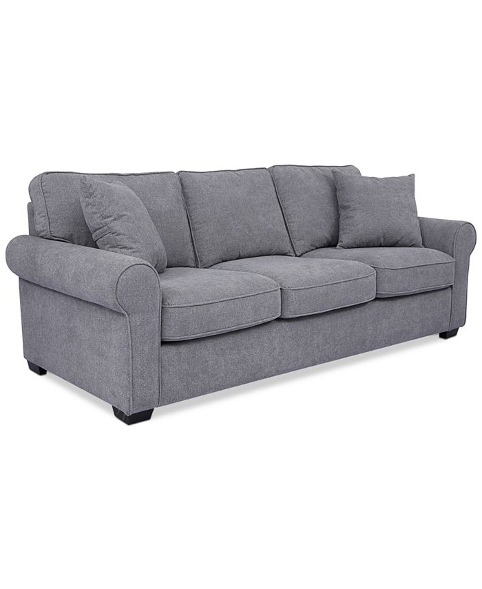 Furniture Ladlow 90" Fabric Roll Arm Sofa